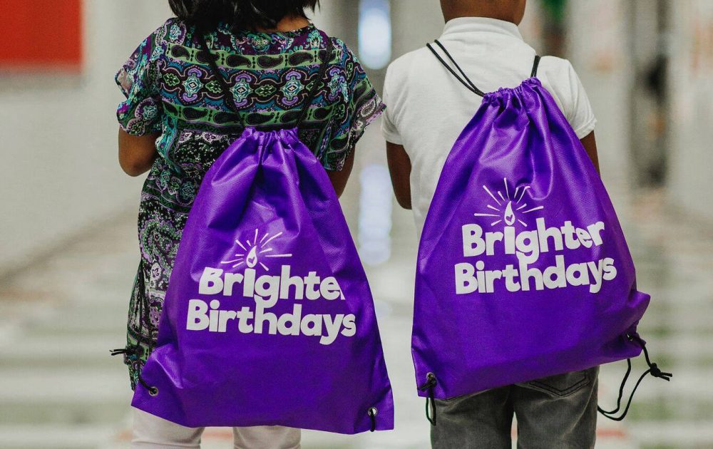 Brighter Birthdays “Birthday Bags” Given to Elm Street Students Celebrating Birthdays
