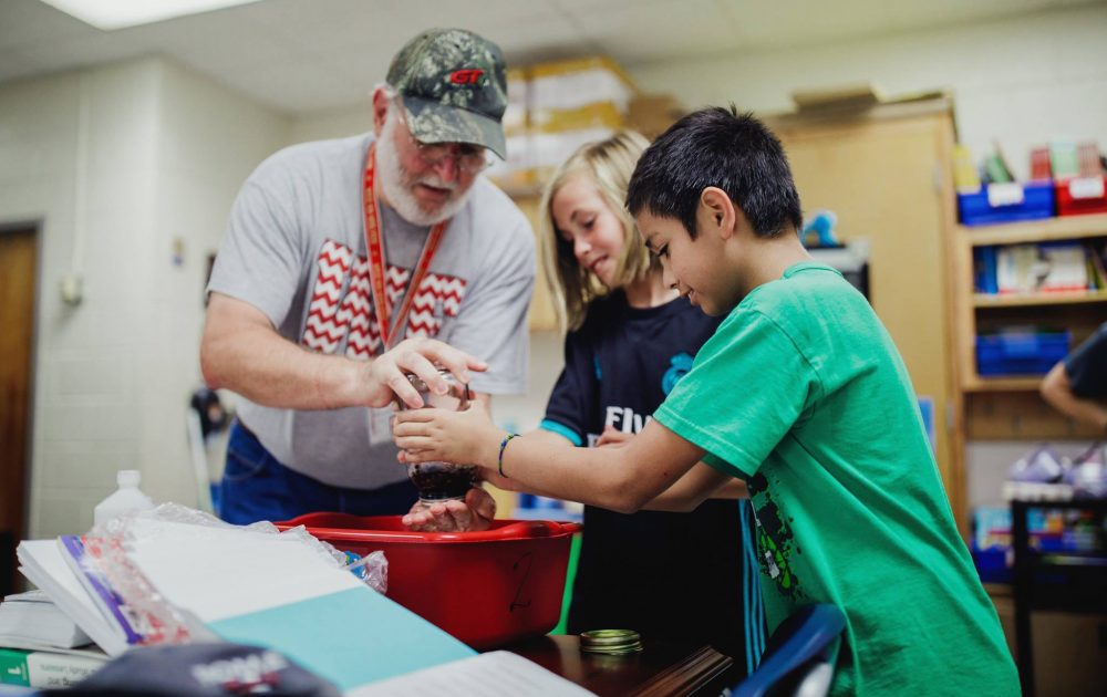 West End Elementary Students Continue Care for Bee Hives