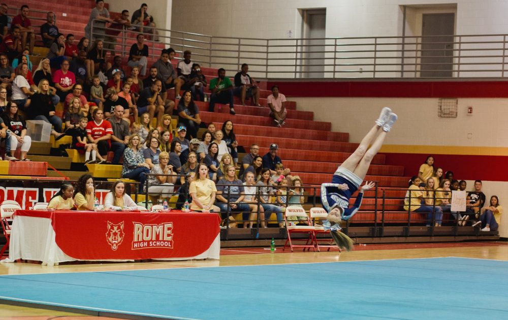 Rome High School Hosts First Annual Howlin’ Wolf Classic Cheerleading Competition