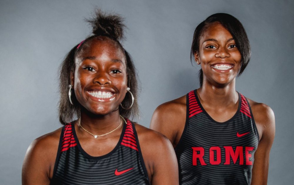 Rome High Track and Field Athletes, Ja’Lia Evans and Ja’Taria Jackson, Compete at Nationals 2019
