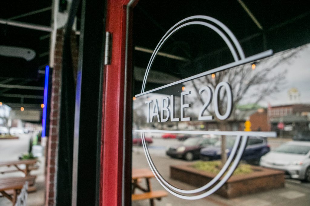 table 20, cartersville, ga, restaurant